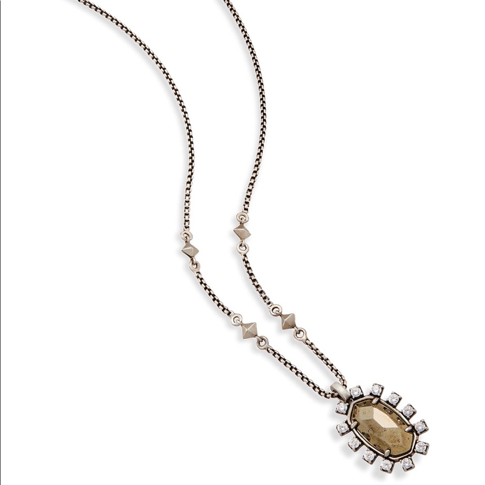 KENDRA SCOTT BRETT NECKLACE PYRITE